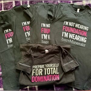 Five Bare Minerals tees (Employee/Boutique)